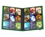 Ultimate Guard green deck box with white logo on a dark background